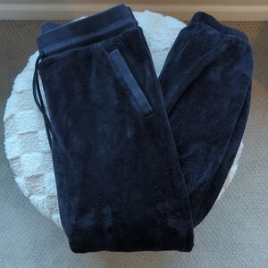 Athleta Cozy Black Fleece Pants